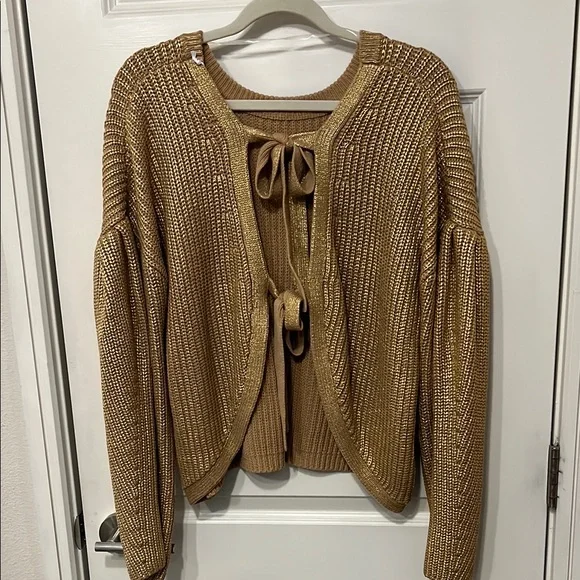 Kika Vargas for Target Gold Tie Sweater - Picture 2 of 4